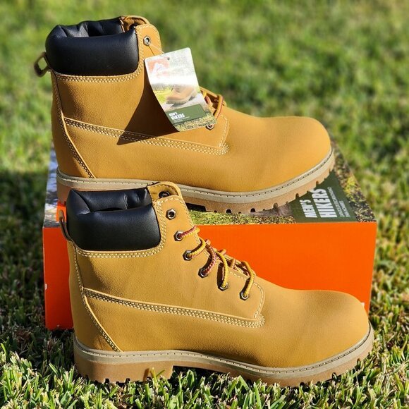 NWT Ozark Trail Mens Hiking & Hunting Boots Wheat Color Size 9-9.5-10-11-11.5-12 - Picture 10 of 10